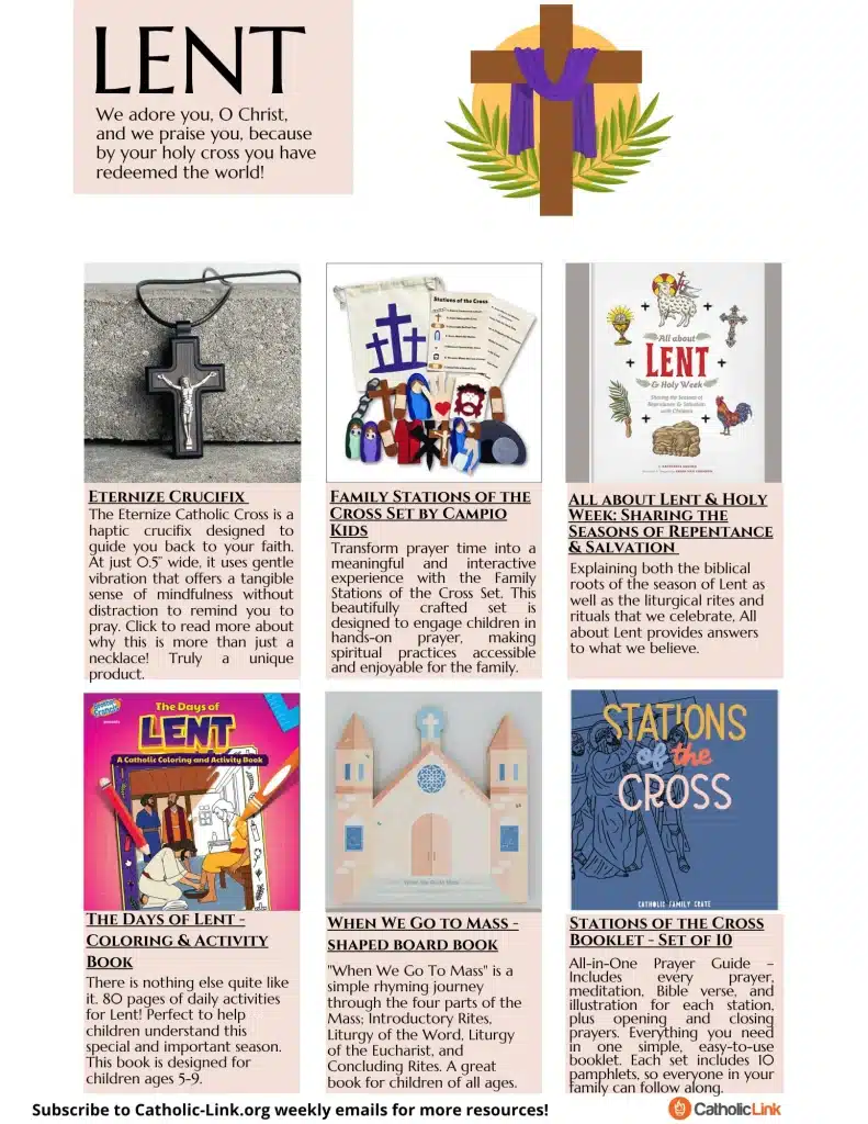 , Ce dont vous avez besoin pour passer un bon Carême
pour croire en la mère de dieu Marie.